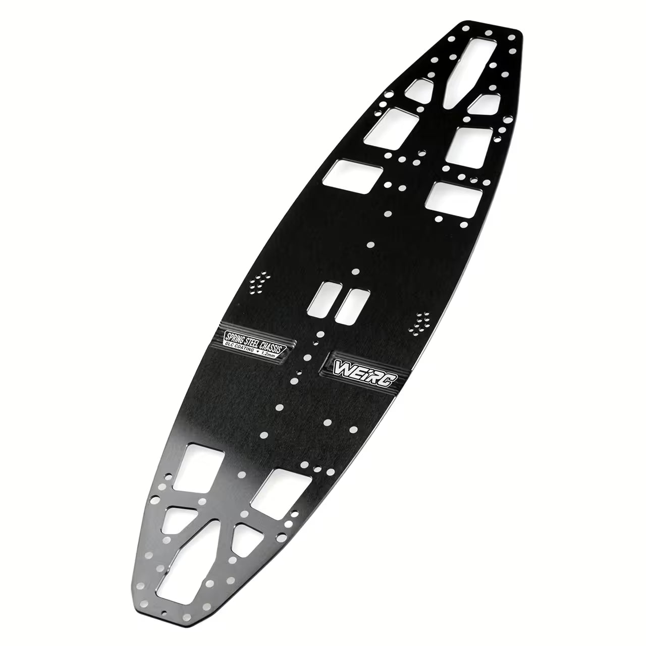 WeiRC DLC Steel Chassis 1.2mm for Awesomatix A800RR Black A800R-DLC