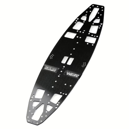 WeiRC DLC Steel Chassis 1.2mm for Awesomatix A800RR Black A800R-DLC
