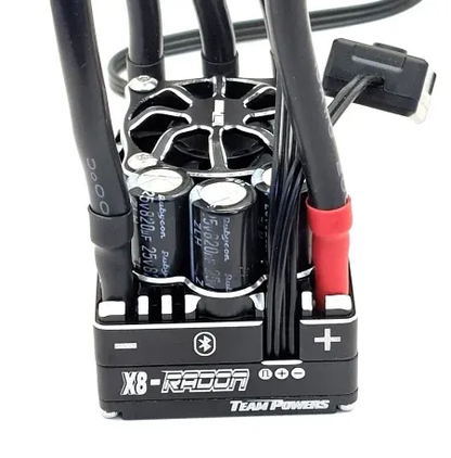 X8 Radon 280A 1:8 Brushless Speed Controller with Bluetooth Digital RC