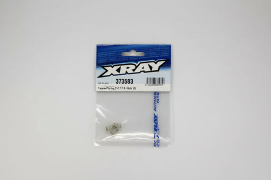 XRAY Side Spring C=1.7 to 1.8 Gold 2 Pack Progressive Rate Suspension 373583
