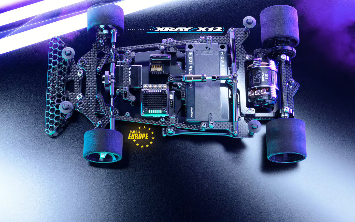 XRAY X12 2026 1:12 Pan Car Kit Premium Carpet Racing Chassis