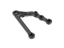 XRAY X4 2025 Front Right Lower Arm with Inner Shock Position Graphite CFF Racing Suspension Part