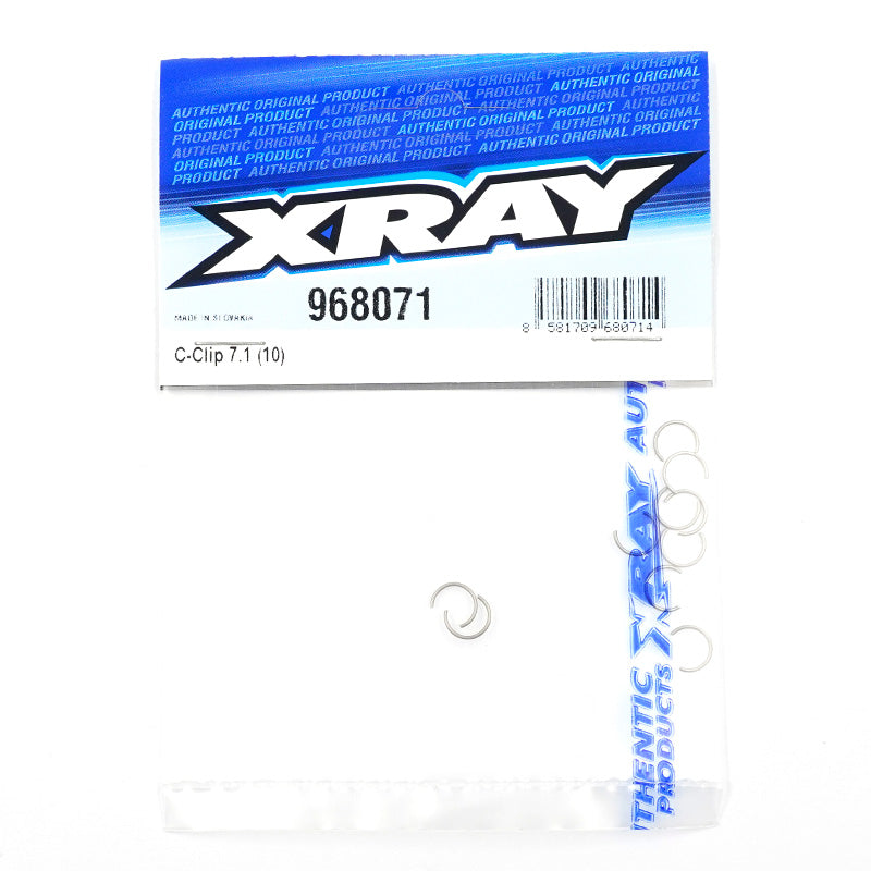 XRAY X4 C-CLIP 7.1mm (10 Pack) Genuine Suspension Clips 968071
