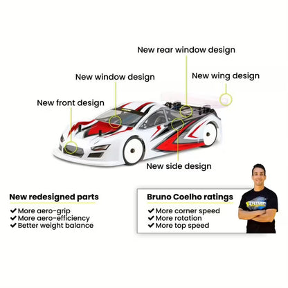 Xtreme Twister Speciale 190mm Touring Car Body 0.5mm Lightweight RC Racing Shell