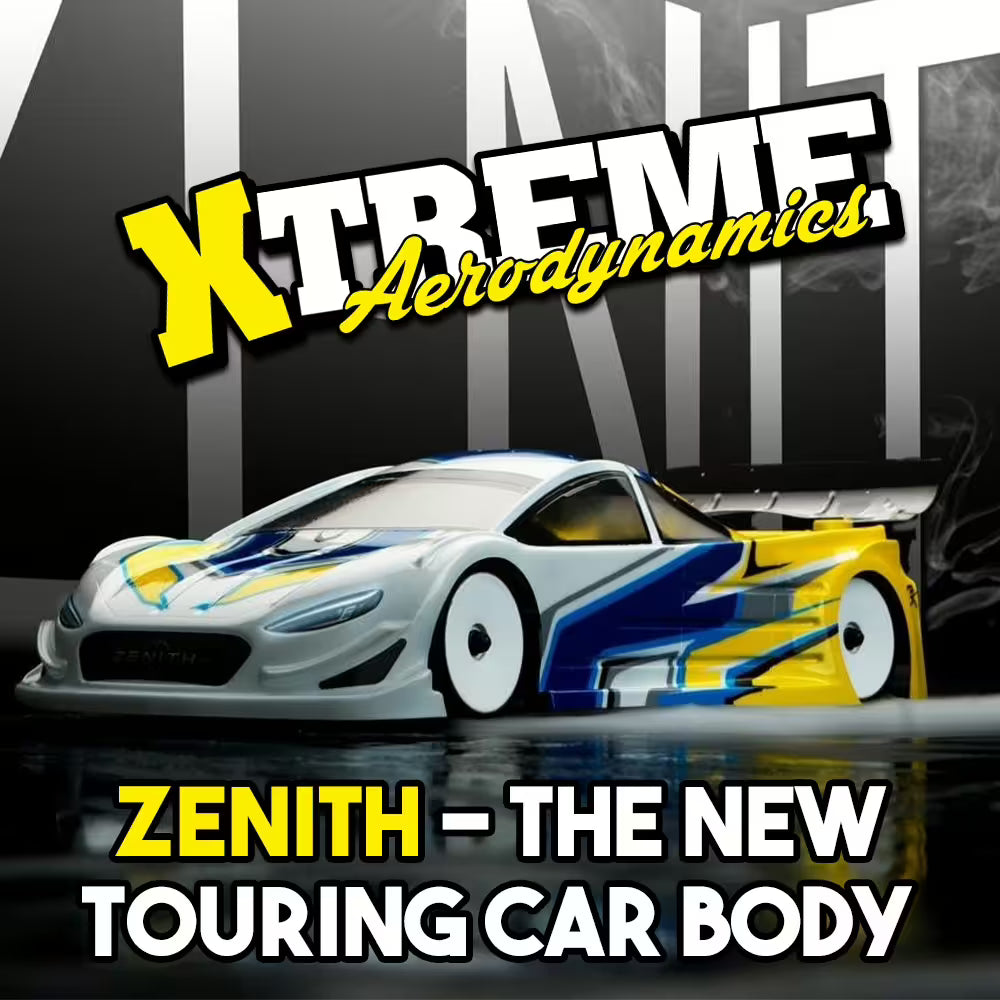 Xtreme ZENITH 190mm Clear Touring Car Body 1:10 0.5mm