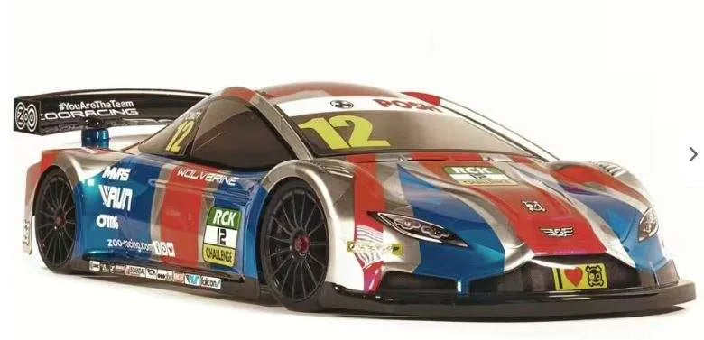 ZooRacing Wolverine MAX 190mm Touring Body 0.4mm AIRLITE ZR-0015-04