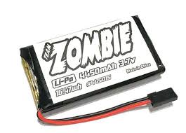 Team Zombie 4450mAh 3.7V Transmitter LiPo Battery 44501S RC Radio Power