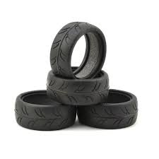 Gravity USGT Non Belted Spec Racing Tires 4 Pack with Inserts GRC125