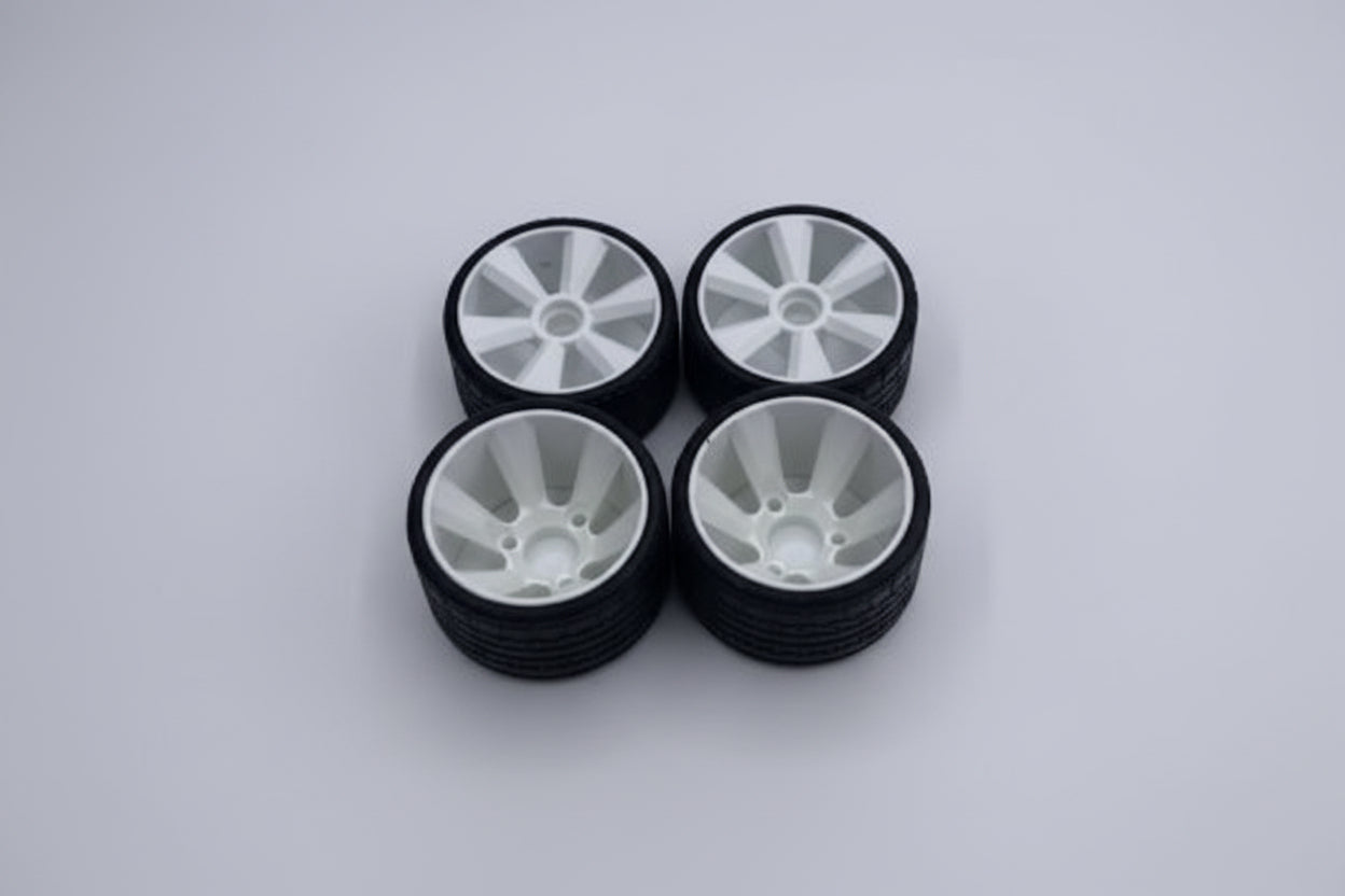 Gravity RC 12th Scale Rubber Tires GRC142W High Grip Racing Tires