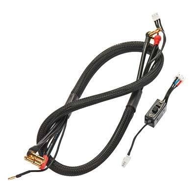 Cell Open Wire TQ Wire 1 Cell 2 Cell Complete Charge Leads with 4mm 5mm Bullet ...